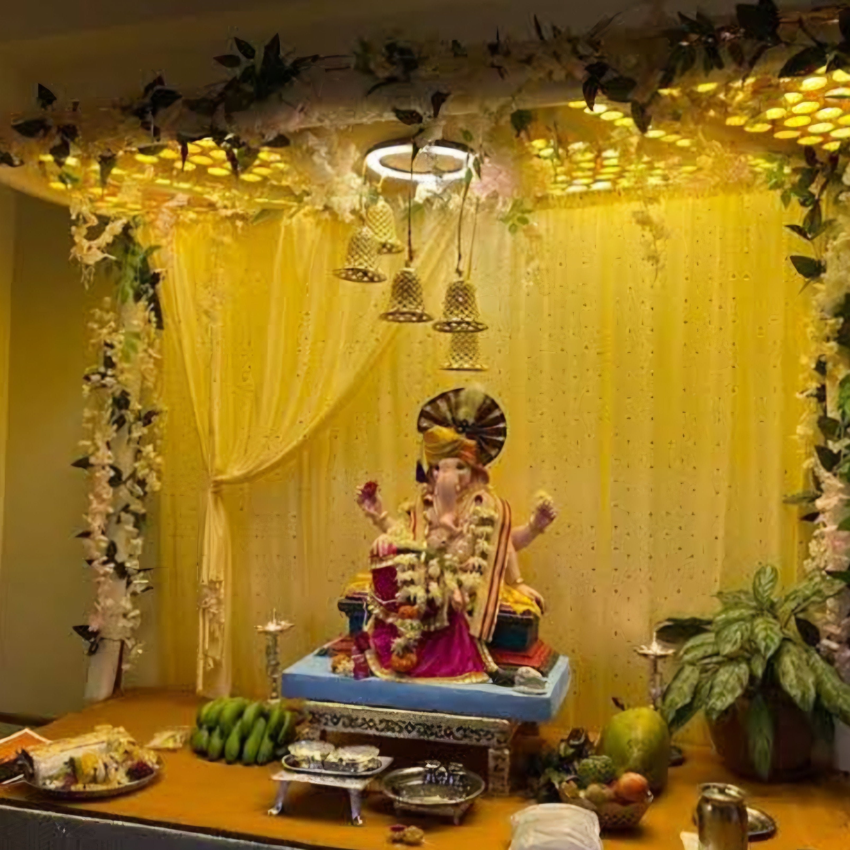Shri Ganesh Ji Sthapana Decoration